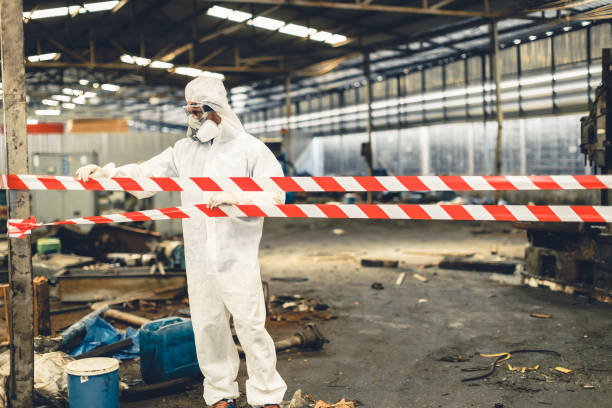 Professional Unattended Death Cleanup technician working in Manchester, GA